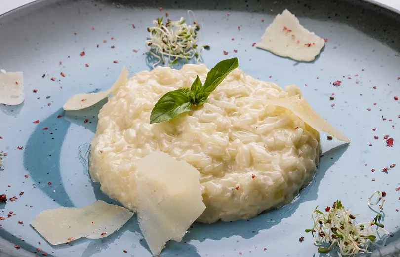 risotto con miele di tarassaco