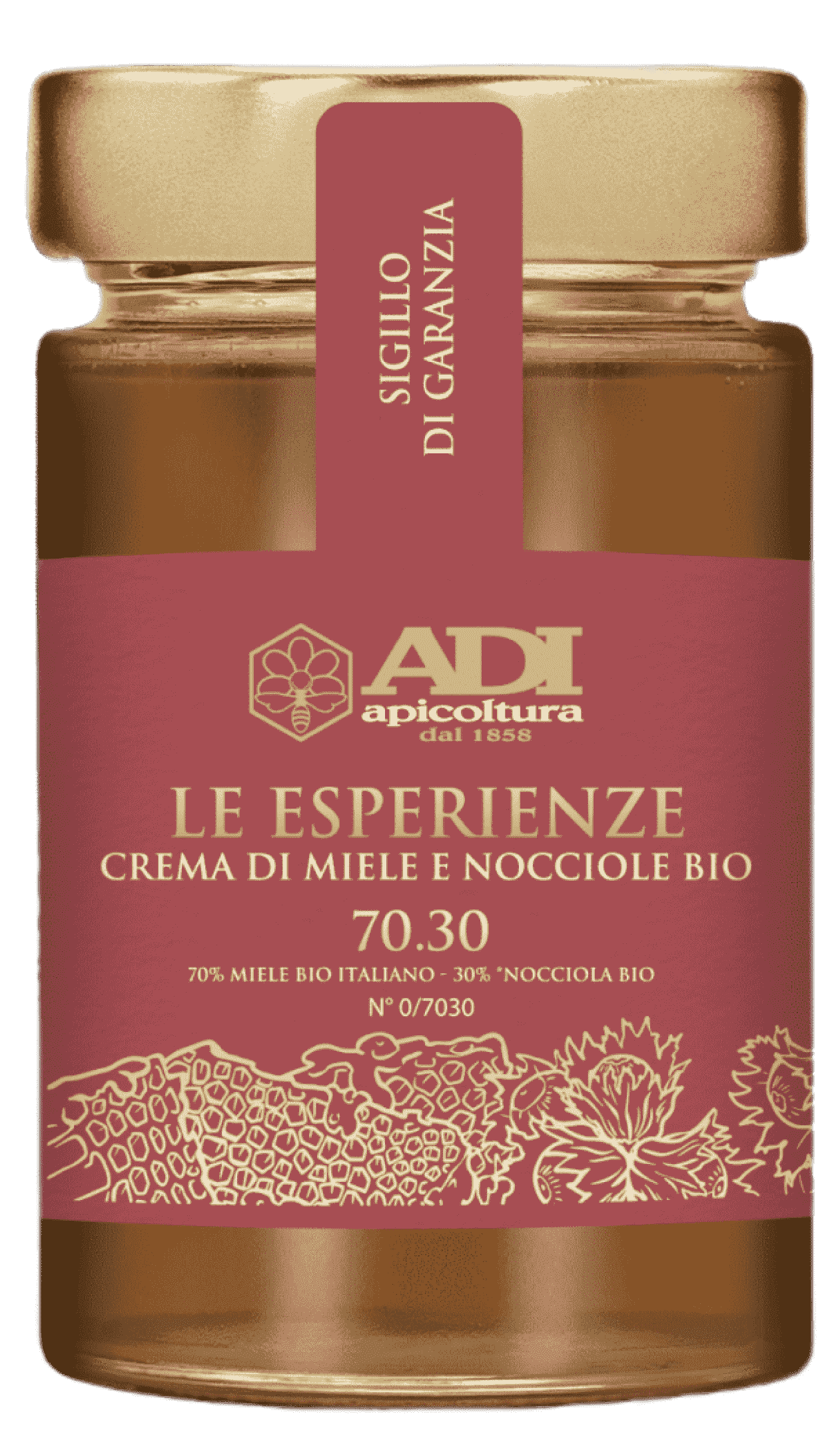 crema di miele e nocciole