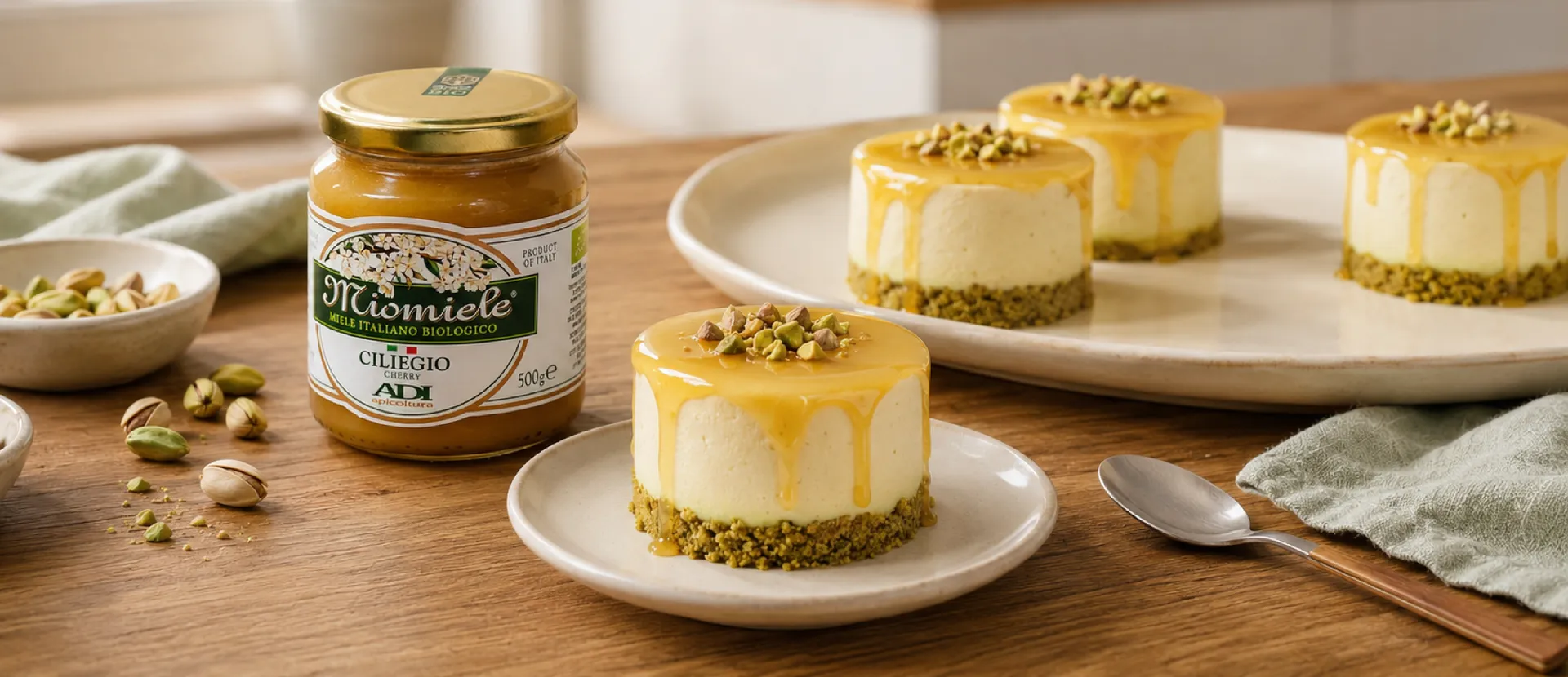 dolci freddi con miele di ciliegio - ADI Apicoltura