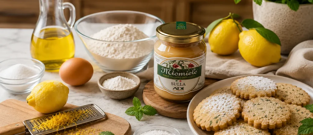 biscotti con miele di sulla - ADI Apicoltura