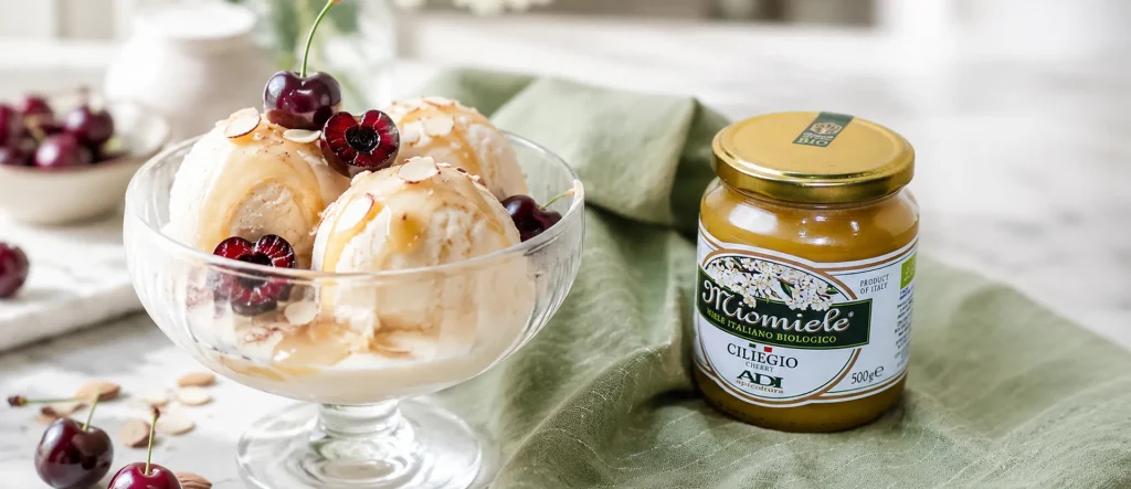 Gelato al miele di ciliegio - ADI Apicoltura